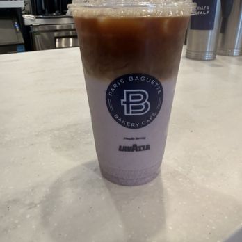 Paris Baguette - Iced Blueberry Macchiato - Bakeries Near Me - Las Vegas, Nevada