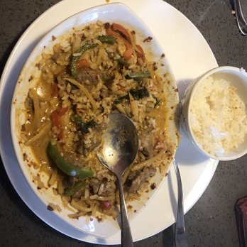 Crazy Thai - 6 star hot red curry!! I eat Thai all the time and this measures up to the best I have ever had. - Thai Near Me - Sherman, Texas Crazy Thai - 6 star hot red curry!! I eat Thai all the time and this measures up to the best I have ever had. - Thai Near Me - Sherman, Texas