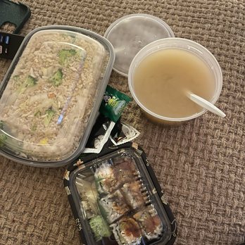 Sushi Ohayo - Miso soup, chicken fried rice, crunchy roll - Salad Near Me - Lorton, Virginia Sushi Ohayo - Miso soup, chicken fried rice, crunchy roll - Salad Near Me - Lorton, Virginia