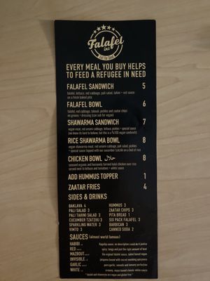 Menu photo 2 Falafel Inc Los Angeles, CA Menu photo 2 Falafel Inc Los Angeles, CA