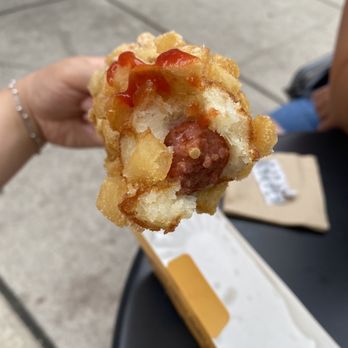 Kong Dog - A lot of breading. I thought it was just OK. - Fast Food Near Me - Chicago, Illinois