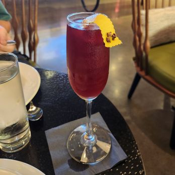 Eleven - Pomegranate mimosa - Cocktail Bars Near Me - Honolulu, Hawaii