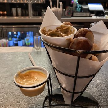 Shakers Bar & Grill - Pretzel bites with cheese and mustard. Great!! - Steakhouses Near Me - Canton, Michigan Shakers Bar & Grill - Pretzel bites with cheese and mustard. Great!! - Steakhouses Near Me - Canton, Michigan