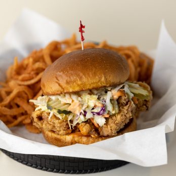 Corky's Kitchen & Bakery - a chicken sandwich with coleslaw slaw - Bakeries Near Me - Fontana, California Corky's Kitchen & Bakery - a chicken sandwich with coleslaw slaw - Bakeries Near Me - Fontana, California