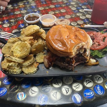 Twisted Root Burger - The Wagu Millionaire Burger with Fried Pickles! - Burgers Near Me - Dallas, Texas Twisted Root Burger - The Wagu Millionaire Burger with Fried Pickles! - Burgers Near Me - Dallas, Texas