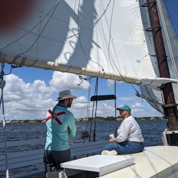 Treasure Coast Sailing Adventures - We had a great time on this sailboat! Captain Stuart and First Mate Stephen were knowledgeable, professional and fun! - Boat Charters Near Me - Stuart, Florida Treasure Coast Sailing Adventures - We had a great time on this sailboat! Captain Stuart and First Mate Stephen were knowledgeable, professional and fun! - Boat Charters Near Me - Stuart, Florida