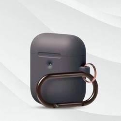 Minimalist Air Pods Case with Durable Metal KeyringMinimalist Air Pods Case with Durable Metal Keyring