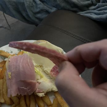 Don's Deli and Catering - Hand sliced meat and cheese, you can see the uneven knife marks, def not a slicer haha - Delis Near Me - Boothwyn, Pennsylvania Don's Deli and Catering - Hand sliced meat and cheese, you can see the uneven knife marks, def not a slicer haha - Delis Near Me - Boothwyn, Pennsylvania