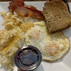 Cafe 191 - Two egg breakfast with jam