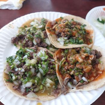 Tacos El Rancho - 2 asada and 2 cabeza. Delicious! - Tacos Near Me - Westminster, California Tacos El Rancho - 2 asada and 2 cabeza. Delicious! - Tacos Near Me - Westminster, California