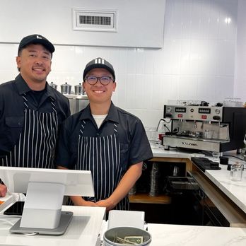 Two Roosters - Proud owners Jun and Khan! - Coffee & Tea Near Me - Portland, Oregon