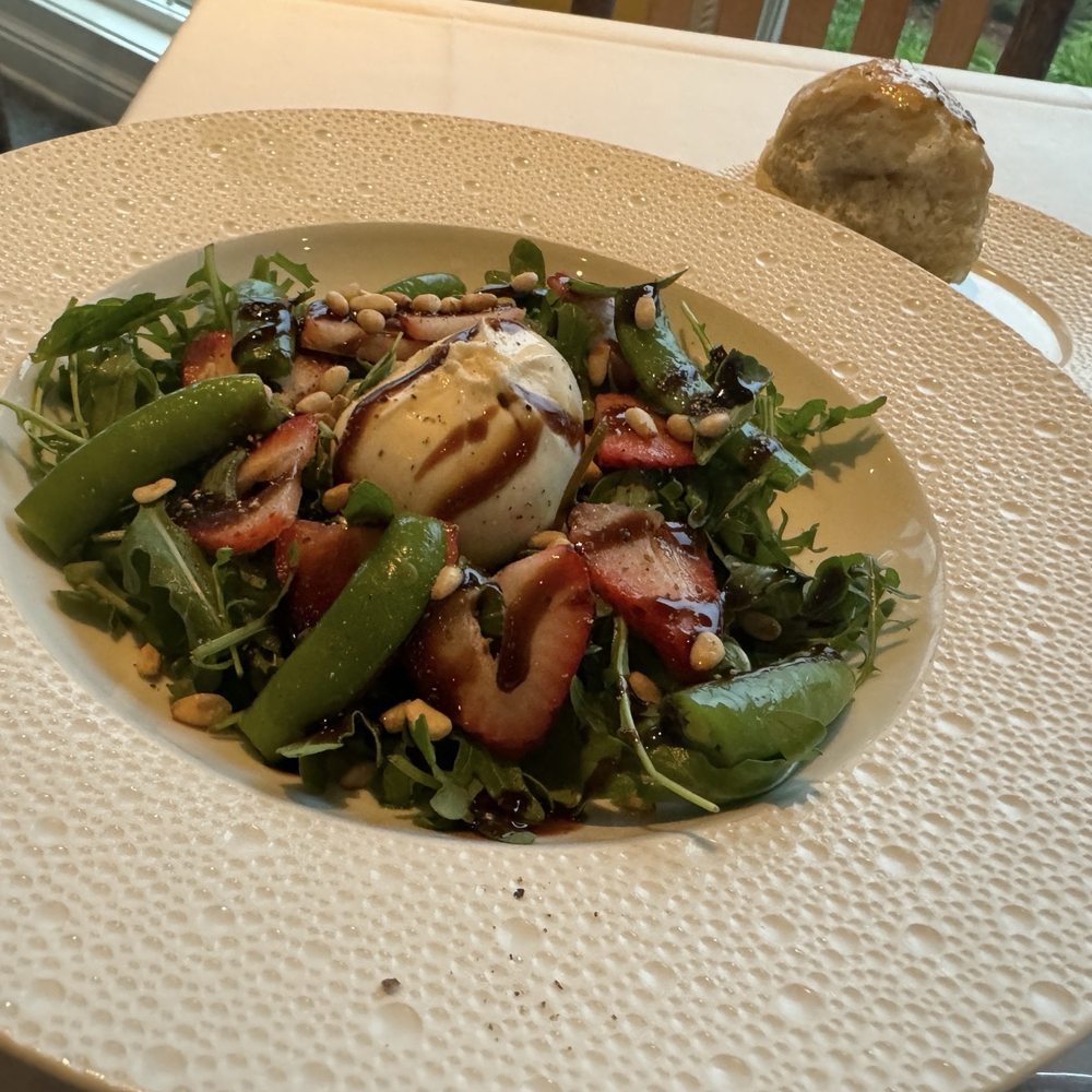Boathouse Restaurant - Spring Burrata Salad - French Near Me - Traverse City, Michigan Boathouse Restaurant - Spring Burrata Salad - French Near Me - Traverse City, Michigan
