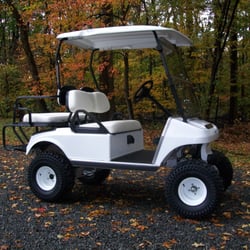 The Golf Cart Guy - Lifted cart with back seat kit
