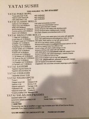 Menu photo 7 Yatai Sushi Lincoln City, OR Menu photo 7 Yatai Sushi Lincoln City, OR