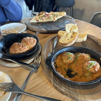 Kitchen Social - Biscuits pizza and eggplant meatballs - Cocktail Bars Near Me - Beachwood, Ohio Kitchen Social - Biscuits pizza and eggplant meatballs - Cocktail Bars Near Me - Beachwood, Ohio