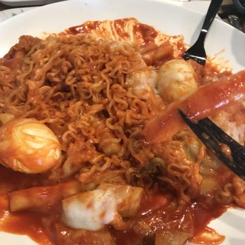 Cafe Orange - DBK with ramen, egg and cheese - Desserts Near Me - Garden Grove, California