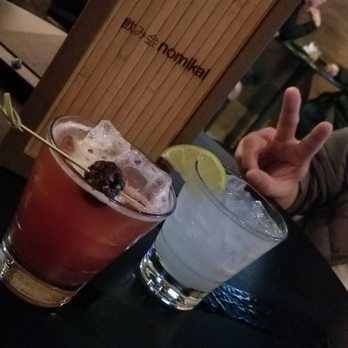 Nomikai - Left: Bold in Black (Blackberry)  Right: Mugi Mule (Ginger) - Cocktail Bars Near Me - San Jose, California