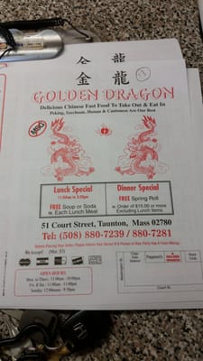 Golden Dragon 51 Court St Taunton Ma Chinese Restaurants Mapquest