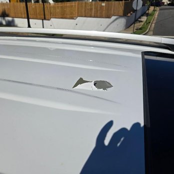Amazing Detailing - the damaged he did to my car paint most likely with the pressure wash he was using - Auto Detailing Near Me - Alexandria, Virginia Amazing Detailing - the damaged he did to my car paint most likely with the pressure wash he was using - Auto Detailing Near Me - Alexandria, Virginia