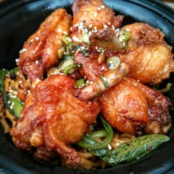 Mama Chow's Kitchen - Lollipop chicken with Garlic noodles - Food Trucks Near Me - Portland, Oregon Mama Chow's Kitchen - Lollipop chicken with Garlic noodles - Food Trucks Near Me - Portland, Oregon