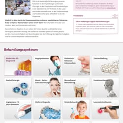 Prima Line - Erstellung einer Internetseite für Zahnarztpraxis aus Berlin / PRIMA LINE Berlin Webdesign