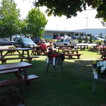 Pick-Quick Drive In - Outdoor seating - enjoy the fresh air and compete with the birds for your fries. - Burgers Near Me - Fife, Washington Pick-Quick Drive In - Outdoor seating - enjoy the fresh air and compete with the birds for your fries. - Burgers Near Me - Fife, Washington