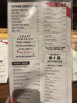 Menu photo 4 Pitfire Pizza Woodland Hills, CA