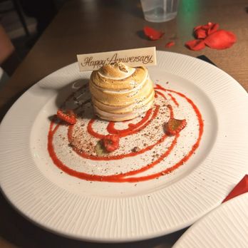 The Compass - Yes Chef! Special anniversary dessert. - American Near Me - Phoenix, Arizona The Compass - Yes Chef! Special anniversary dessert. - American Near Me - Phoenix, Arizona