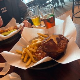 Whiskey BBQ Bacon Cheddar Cheese Burger Whiskey BBQ Bacon Cheddar Cheese Burger
