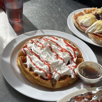 Stray Dog - Strawberry Sourdough Waffle - New American Near Me - Minneapolis, Minnesota