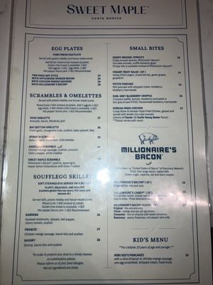 Menu photo 1 Sweet Maple Santa Monica, CA Menu photo 1 Sweet Maple Santa Monica, CA