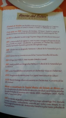 Menu photo 1 Hanal Ku México, D.F., DIF