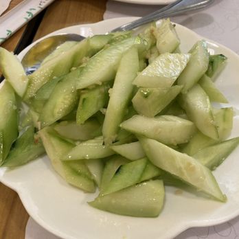 Noodle Shop - Crushed Garlic Cucumbers - nice and light appetizer. - Chinese Near Me - San Mateo, California Noodle Shop - Crushed Garlic Cucumbers - nice and light appetizer. - Chinese Near Me - San Mateo, California