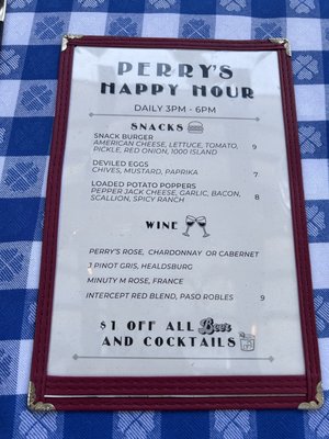 Menu photo 1 Perry’s - Novato Novato, CA