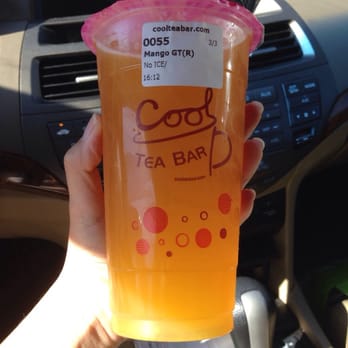 Cool Tea Bar - Mango greentea - Bubble Tea Near Me - Sacramento, California Cool Tea Bar - Mango greentea - Bubble Tea Near Me - Sacramento, California