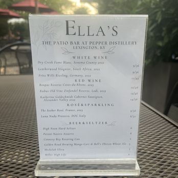 James E Pepper Distillery - Menu - Distilleries Near Me - Lexington, Kentucky