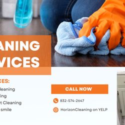 Horizon Cleaning - Give us a call or text here on yelp and lets get that house shining as soon as possible!
