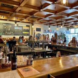 customers at the bar