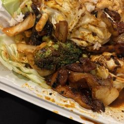 Ono Hawaiian BBQ - Few pieces left that weren't too burnt