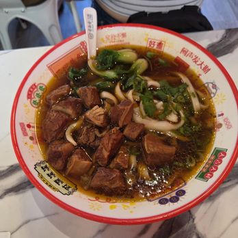 Li's Knife Cut Noodle - braised beef noodle soup (knife cut flat noodle) - Noodles Near Me - San Mateo, California