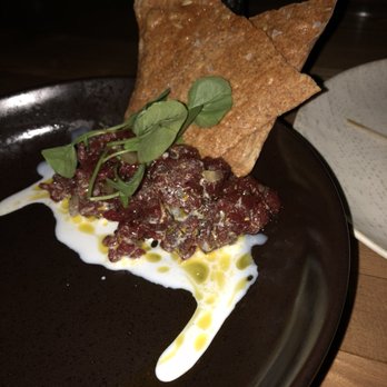 The Bison Restaurant - Elk Tartar - Canadian (New) Near Me - Banff, Alberta The Bison Restaurant - Elk Tartar - Canadian (New) Near Me - Banff, Alberta