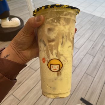 Happy Lemon - D5. Boba Milk Tea With Puff Cream - Juice Bars & Smoothies Near Me - Daly City, California