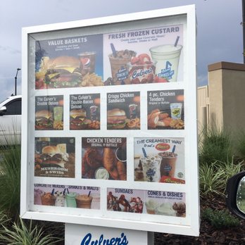 Culver's - Menu Board - Ice Cream & Frozen Yogurt Near Me - Kissimmee, Florida