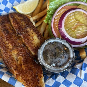 Black Diamond Oyster Bar - Blackened Fish Sandwich - Seafood Near Me - Corpus Christi, Texas Black Diamond Oyster Bar - Blackened Fish Sandwich - Seafood Near Me - Corpus Christi, Texas