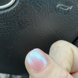 Luminous Nail & Spa - Bad scratches from rubbing chrome powder on