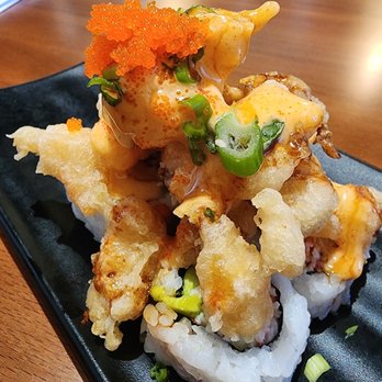 Kuma Sushi - Baked scallop roll - Sushi Bars Near Me - Reno, Nevada Kuma Sushi - Baked scallop roll - Sushi Bars Near Me - Reno, Nevada