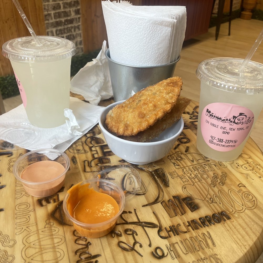 Krunchy Cueritos - Krunchy-Empanadas Juice - Latin American Near Me - New York, New York Krunchy Cueritos - Krunchy-Empanadas Juice - Latin American Near Me - New York, New York