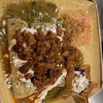 Condesa - Warwick - Enchiladas Tampiquenas with Al pastor - Mexican Near Me - West Warwick, Rhode Island Condesa - Warwick - Enchiladas Tampiquenas with Al pastor - Mexican Near Me - West Warwick, Rhode Island
