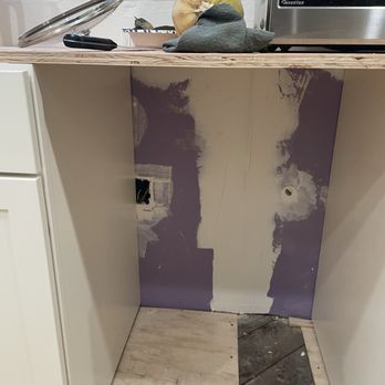 Ariana Construction & Flooring - They installed cabinets to block electricity AND air vent.  Totally covered an air vent. - General Contractors Near Me - Fremont, California