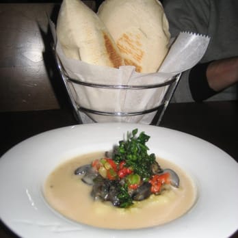 Zaytinya - Pita pockets and Cretan Snails Skordalia - sautéed snails, garlic broth, ouzo, parsley, potato puree - hella good - Greek Near Me - Washington, DC, District of Columbia Zaytinya - Pita pockets and Cretan Snails Skordalia - sautéed snails, garlic broth, ouzo, parsley, potato puree - hella good - Greek Near Me - Washington, DC, District of Columbia